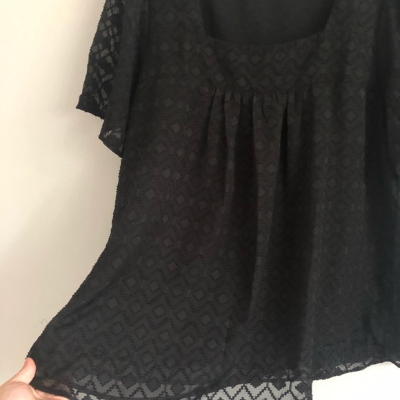 Ava James Square Neck Blouse - Picture 4 of 4